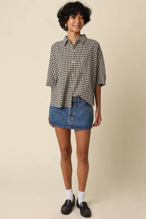 Brielle Gingham Blouse