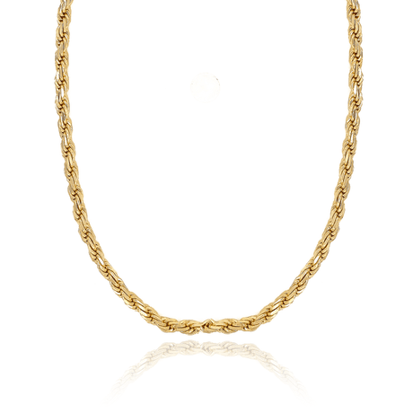 French Rope Chain Necklace - ascot + hart