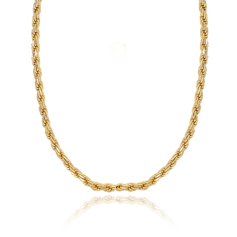 French Rope Chain Necklace - ascot + hart