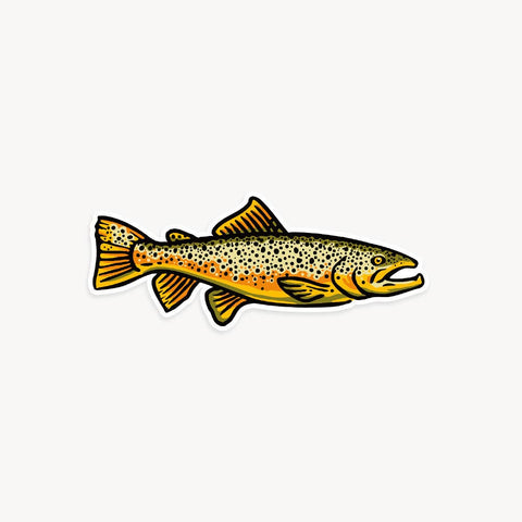 Freshwater Fish Vinyl Sticker Three-Pack - ascot + hart