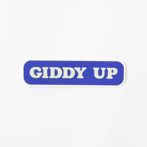 Giddy Up Vinyl Sticker Three - Pack - Cowgirl Theme - ascot + hart