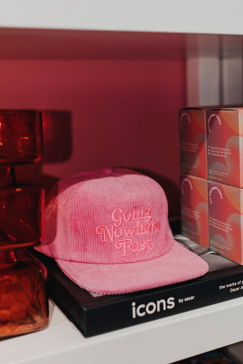 Going Nowhere Fast Embroidered Cord Hat - ascot + hart
