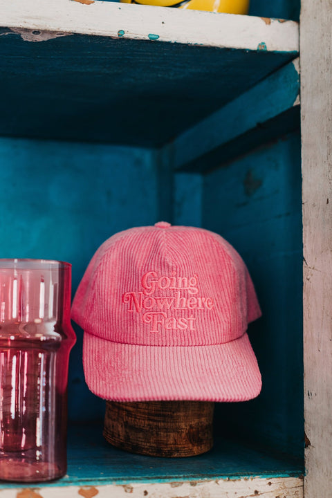 Going Nowhere Fast Embroidered Cord Hat - ascot + hart