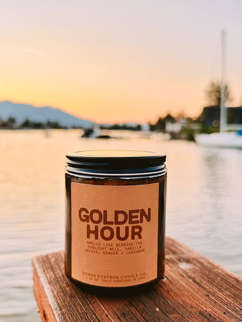 Golden Hour Candle [Vanilla Orchid + Ginger] - ascot + hart