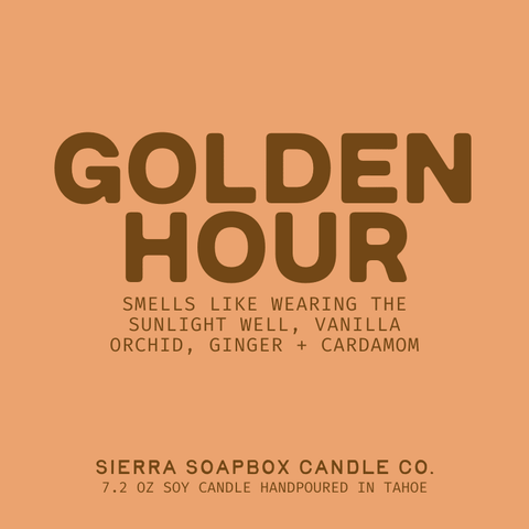 Golden Hour Candle [Vanilla Orchid + Ginger] - ascot + hart