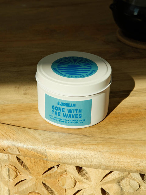 Gone With The Waves Candle - 8oz - ascot + hart