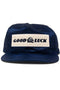 Good Luck Satin Snapback - Navy - ascot + hart