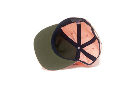 Good Luck Satin Snapback - Peach - ascot + hart