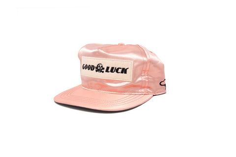 Good Luck Satin Snapback - Peach - ascot + hart
