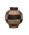 Hand - Painted Textured Stoneware Vase - ascot + hart