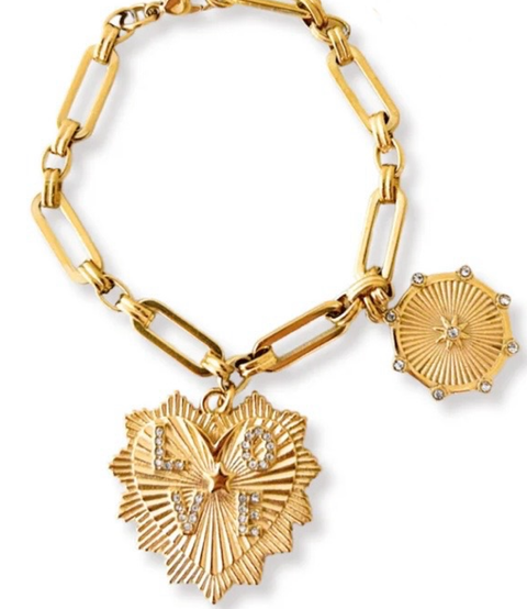Heart Charm Bracelet - ascot + hart