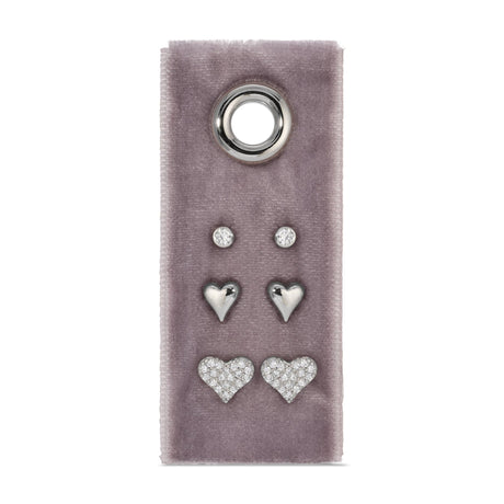 Heart Velvet Stud Gift Set - ascot + hart