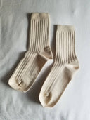Her Socks - Mercerized Combed Cotton Rib - ascot + hart