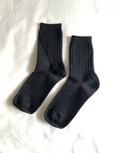 Her Socks - Mercerized Combed Cotton Rib - ascot + hart