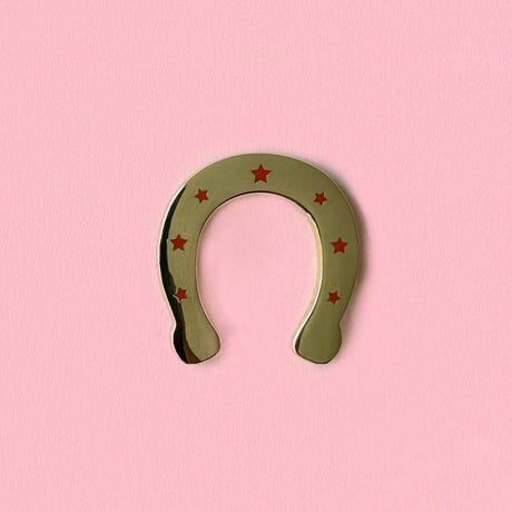 Horseshoe Enamel Pin - ascot + hart