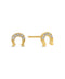 Horseshoe Stud Earrings - ascot + hart
