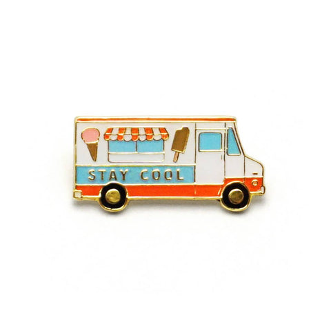 Ice Cream Truck Enamel Pin - ascot + hart