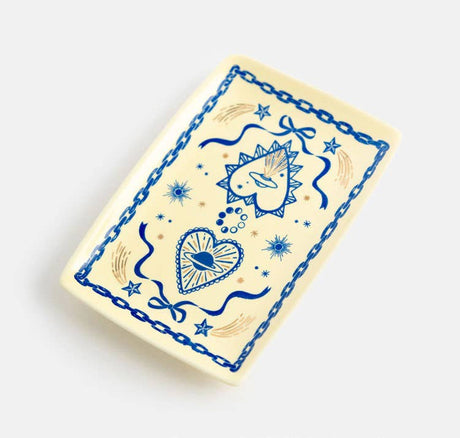 Indigo Icons Dish - ascot + hart
