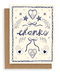 Indigo Icons Thank You Card - ascot + hart