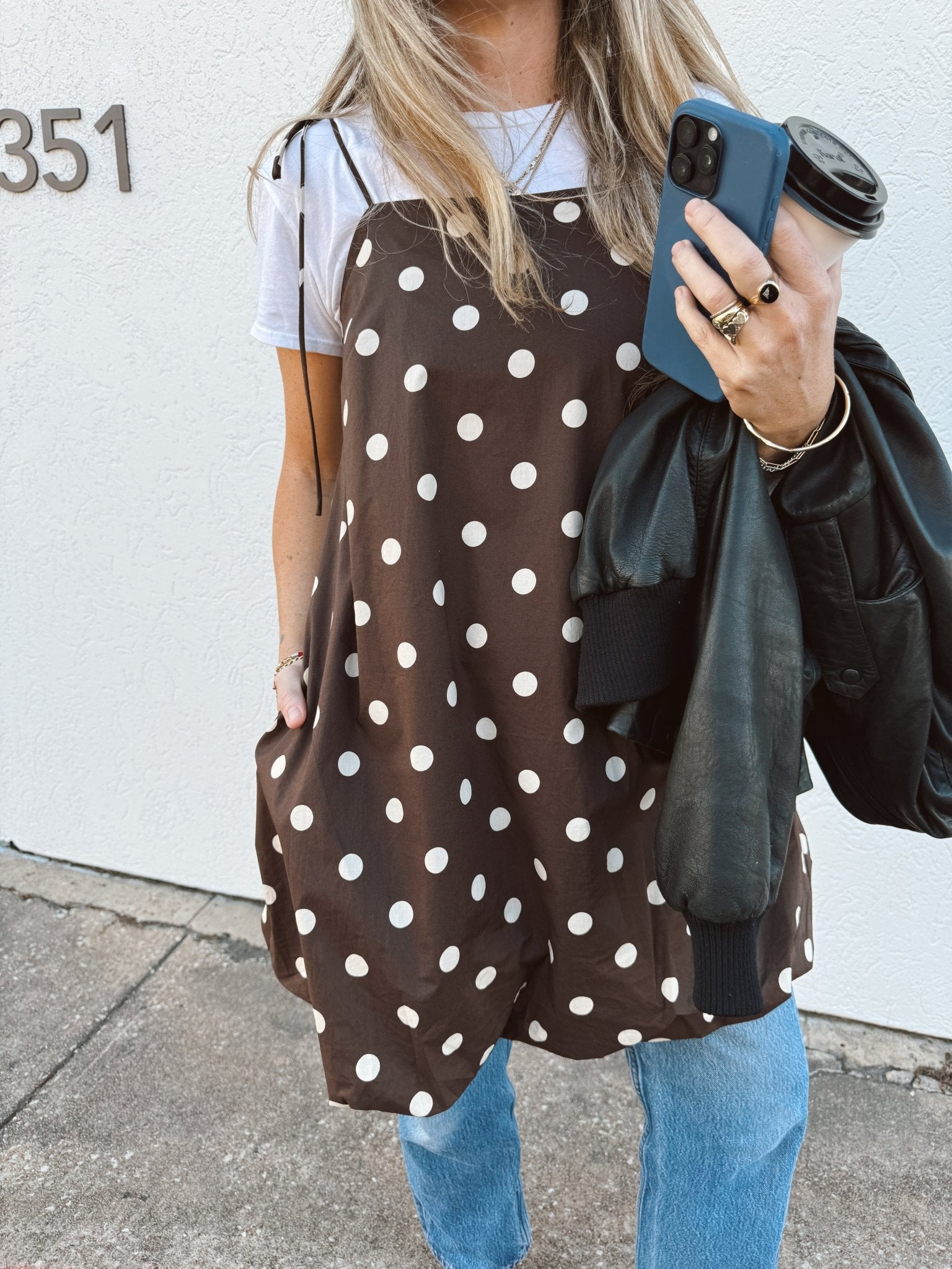 Josie Polka Dot Mini Dress ascot + hart Josie Polka Dot Mini Dress ascot + hart