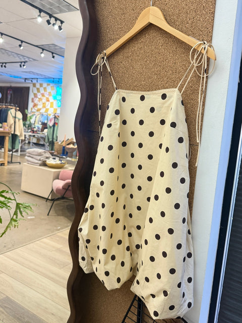 Josie Polka Dot Mini Dress - ascot + hart