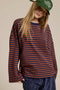 Kendra Terry Striped Long Sleeve - ascot + hart