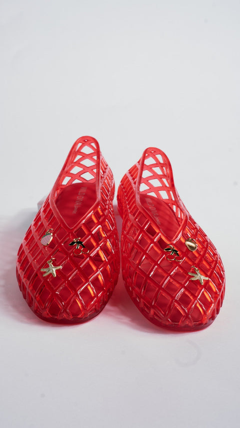 Kinsley Jelly Charm Ballet Flats - ascot + hart