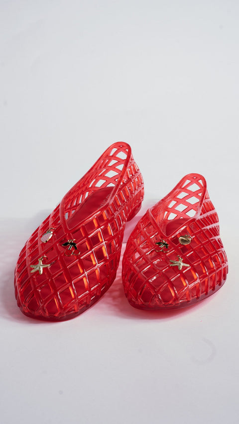 Kinsley Jelly Charm Ballet Flats - ascot + hart