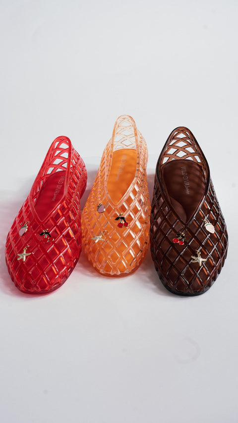 Kinsley Jelly Charm Ballet Flats - ascot + hart