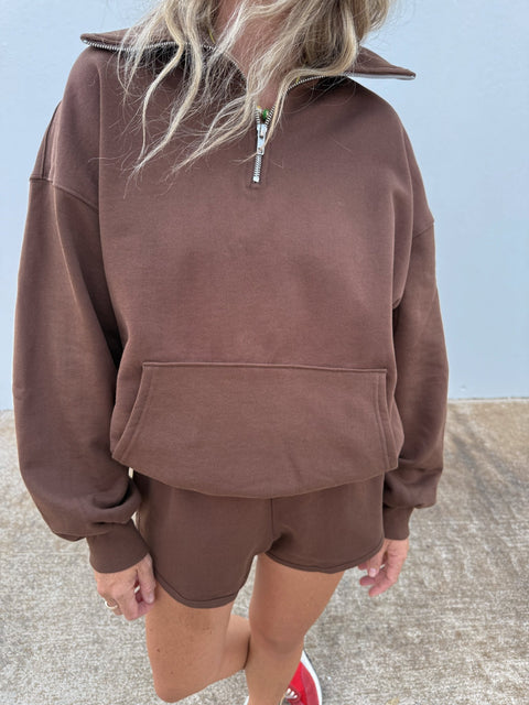 Laguna Fleece Dolphin Shorts - ascot + hart