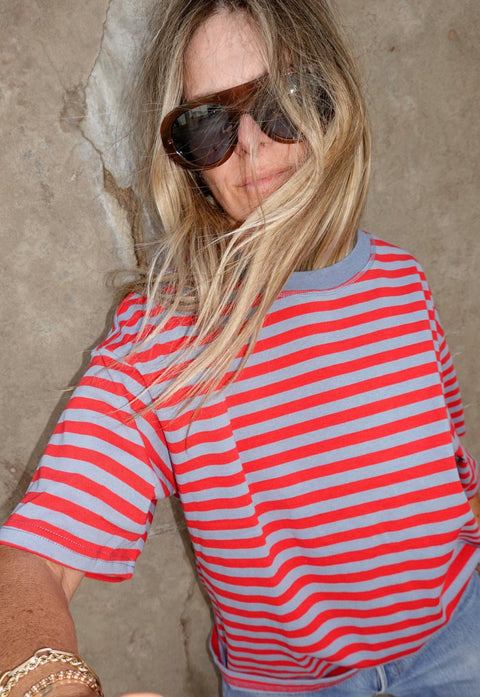 Lana Boxy Crop Tee - ascot + hart