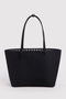 Large Nylon Reversible Tote - Black Mix - ascot + hart