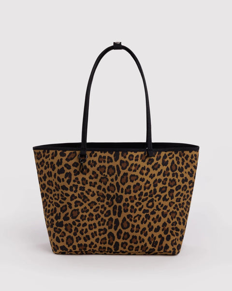 Large Nylon Reversible Tote - Leopard Mix - ascot + hart