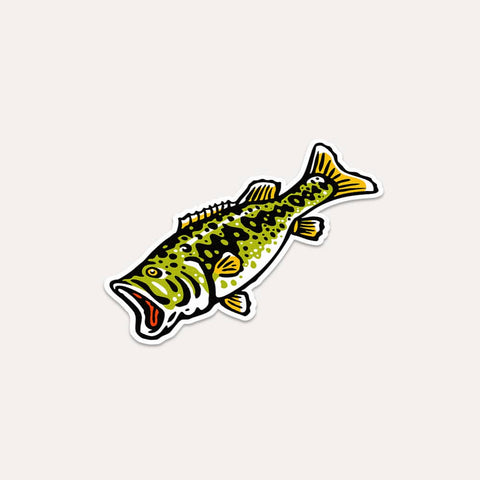 Largemouth Bass Sticker - ascot + hart