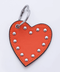 Leather Heart Stud Bag Charm - ascot + hart