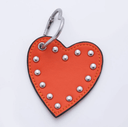 Leather Heart Stud Bag Charm - ascot + hart