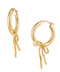 Lisette Bow Hoops - ascot + hart