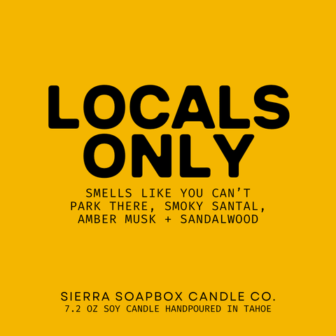 LOCALS ONLY CANDLE [SANTAL + SMOKE] - ascot + hart