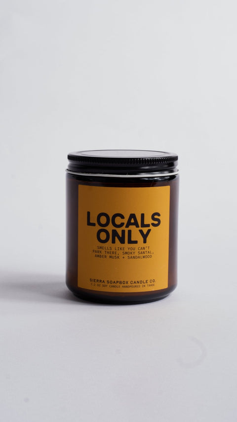 LOCALS ONLY CANDLE [SANTAL + SMOKE] - ascot + hart