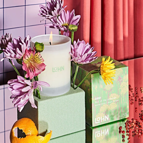 LOHN Candle - ORO Jasmine & Pink Pepper - ascot + hart
