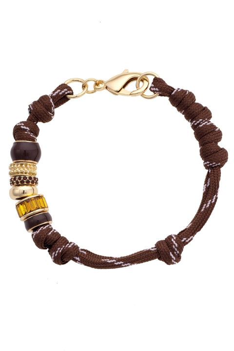 Lottie Multi Bead Paracord Bracelet - ascot + hart