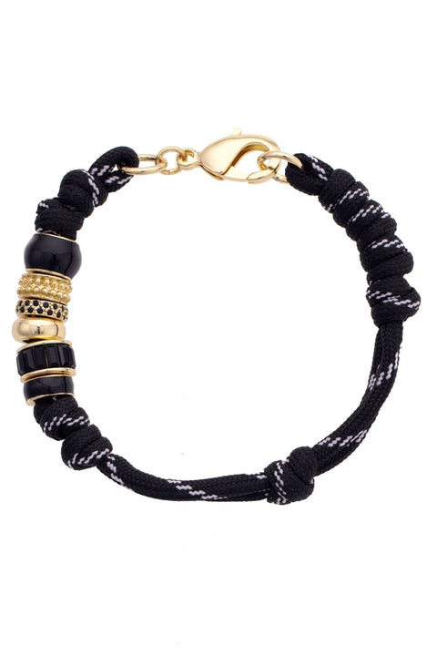 Lottie Multi Bead Paracord Bracelet - ascot + hart