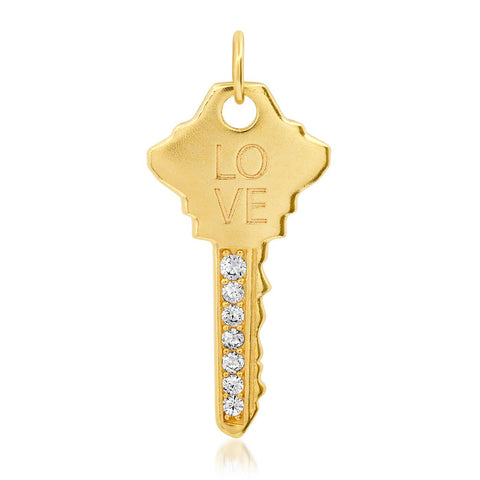 Love Key Charm - ascot + hart