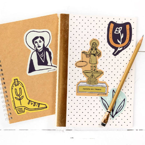 Lucky Boot Sticker - ascot + hart