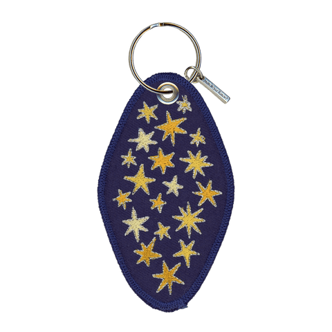 Lucky Star Embroidered Keychain - ascot + hart