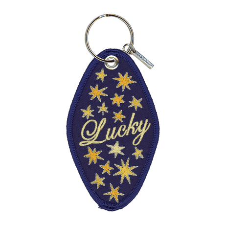 Lucky Star Embroidered Keychain - ascot + hart