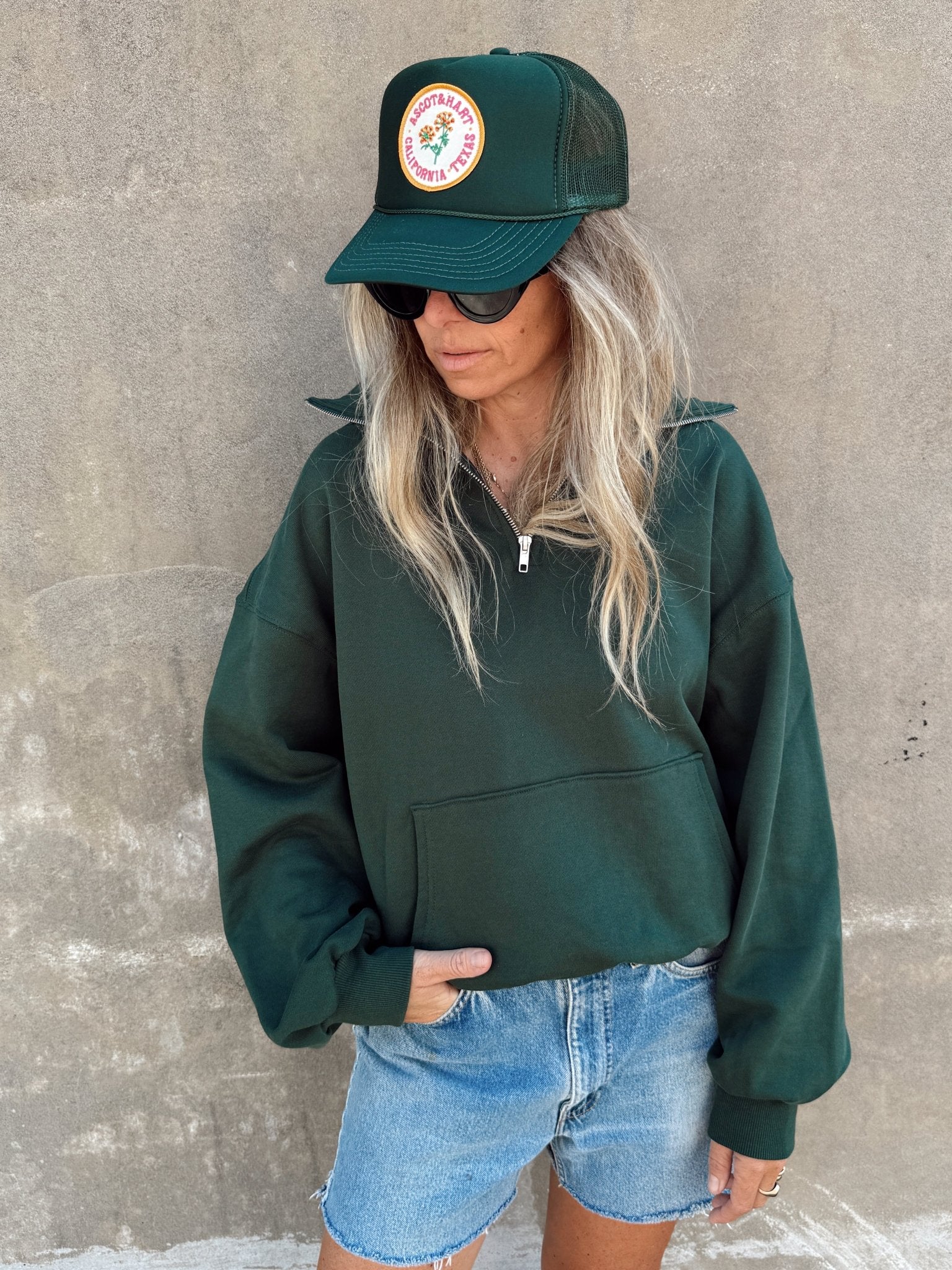 Lyla Quarter Zip Pullover – ascot + hart