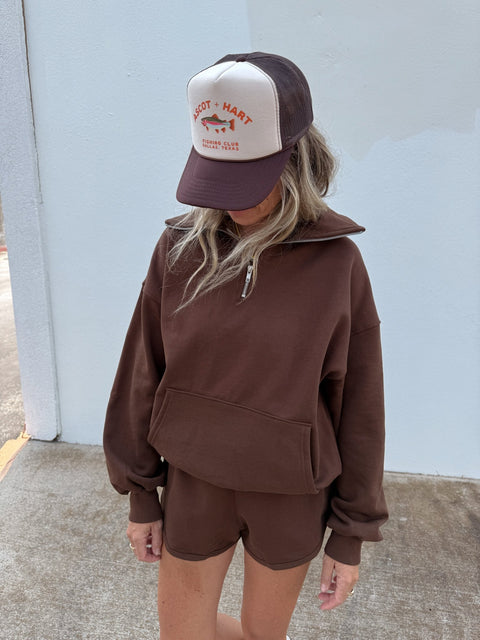 Lyla Quarter Zip Pullover - ascot + hart