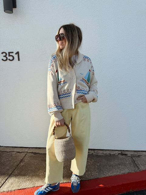 Maddie Yacht Club Cardigan - ascot + hart