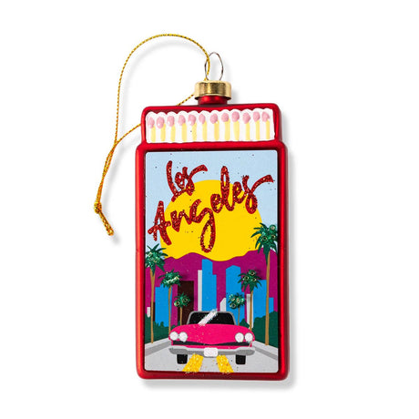 Matchbook Ornament - Los Angeles - ascot + hart